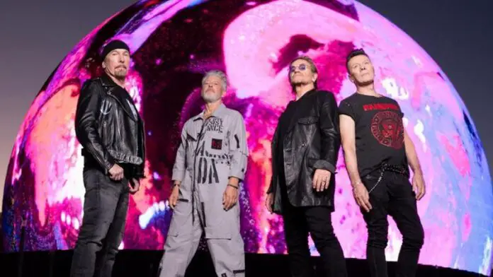 gli-u2-dedicano-‘delight’-alle-vittime-del-pageant-supernova,-in-israele,-durante-il-reside-a-las-vegas